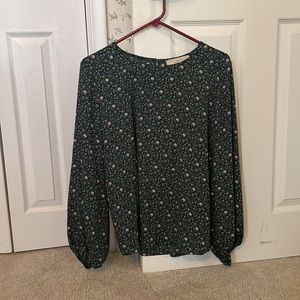 LOFT medium blouse. Floral.